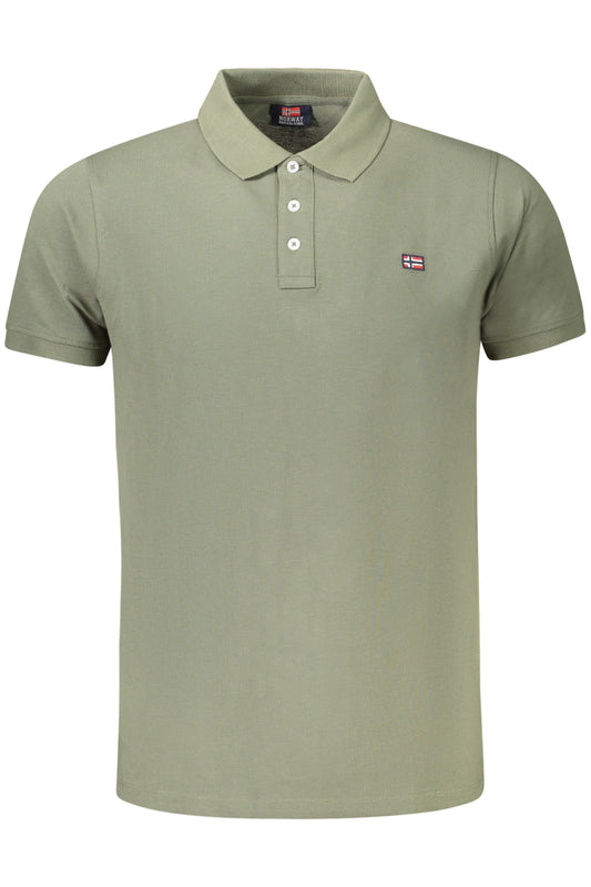 NORWAY 1963 POLO MANICHE CORTE UOMO VERDE