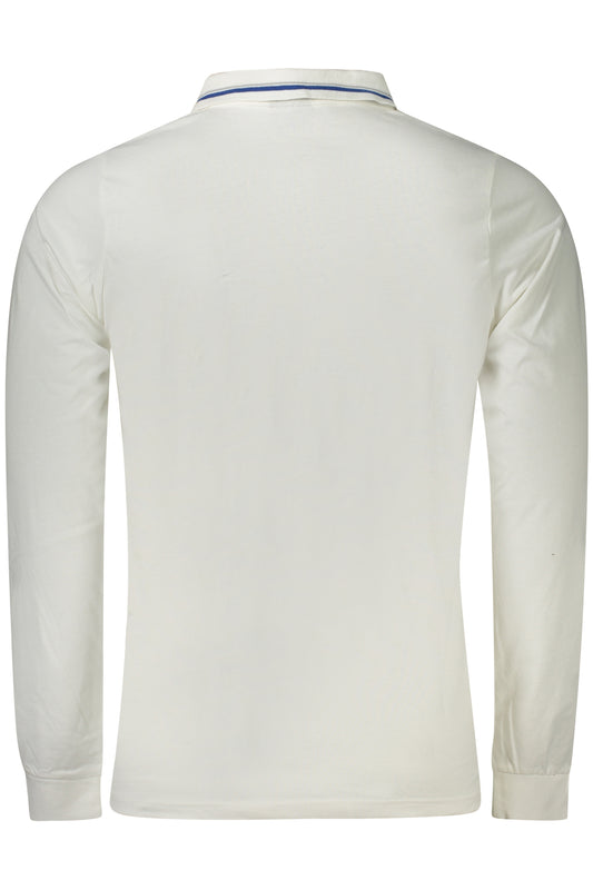 NORWAY 1963 POLO MANICHE LUNGHE UOMO BIANCO