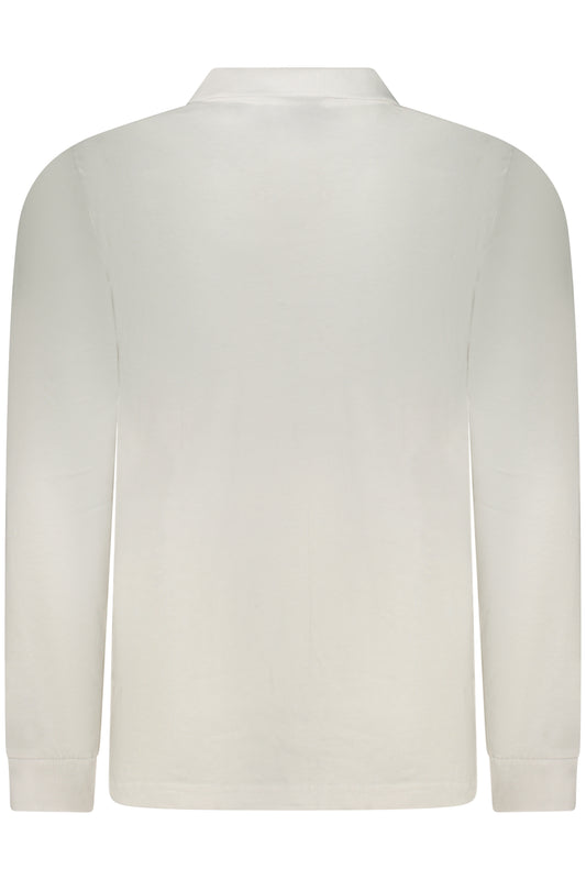 NORWAY 1963 POLO MANICHE LUNGHE UOMO BIANCO