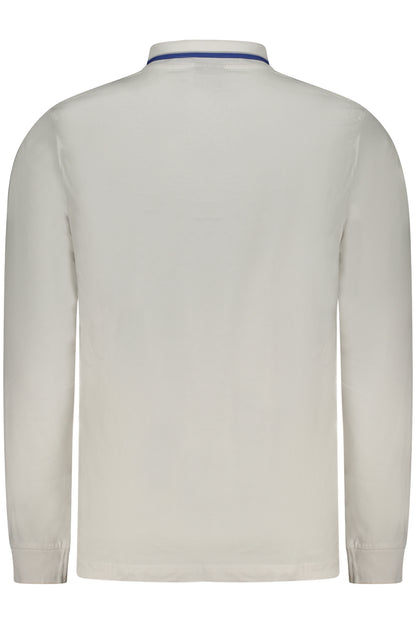 NORWAY 1963 POLO MANICHE LUNGHE UOMO BIANCO