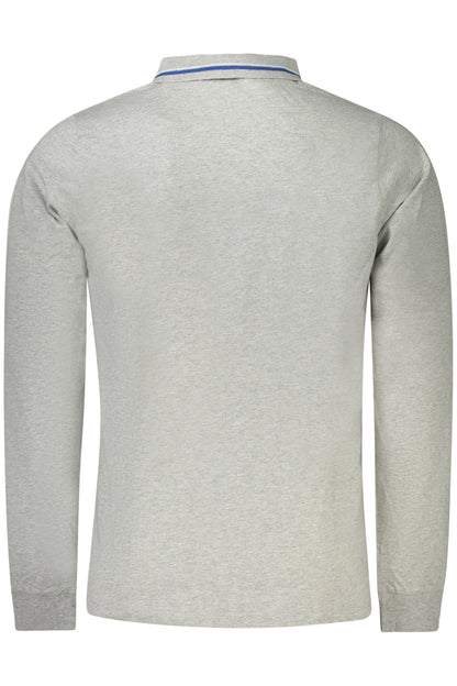 NORWAY 1963 POLO MANICHE LUNGHE UOMO GRIGIO