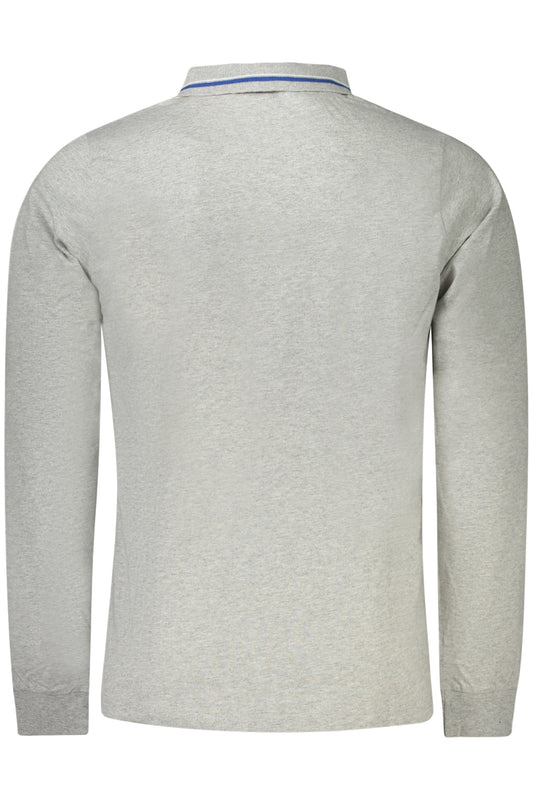 NORWAY 1963 POLO MANICHE LUNGHE UOMO GRIGIO