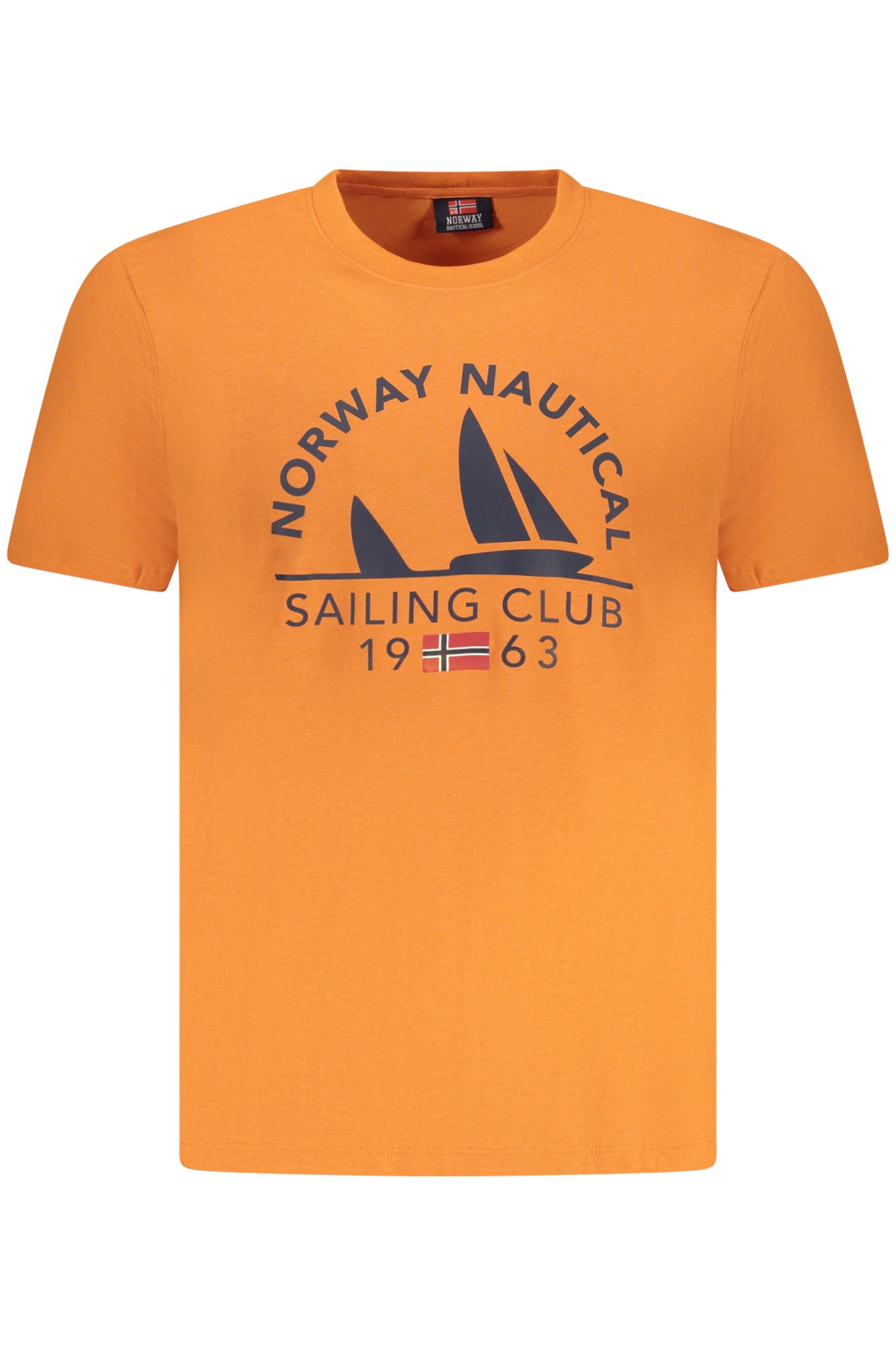 NORWAY 1963 T-SHIRT MANICHE CORTE UOMO ARANCIO