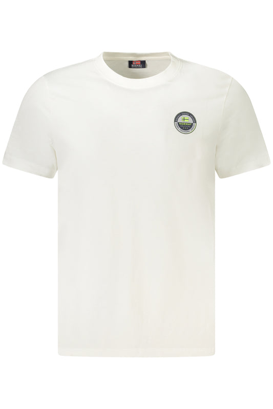 NORWAY 1963 T-SHIRT MANICHE CORTE UOMO BIANCO