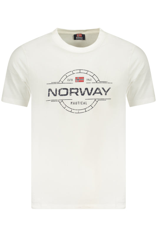NORWAY 1963 T-SHIRT MANICHE CORTE UOMO BIANCO
