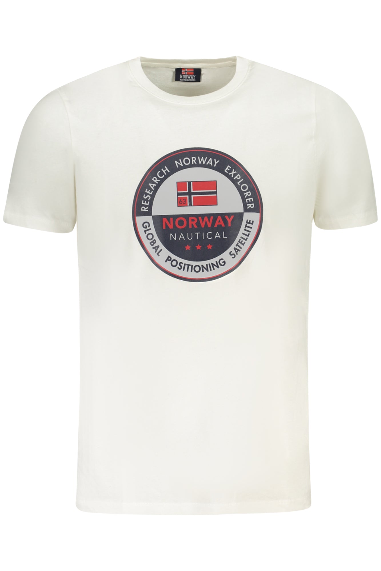 NORWAY 1963 T-SHIRT MANICHE CORTE UOMO BIANCO