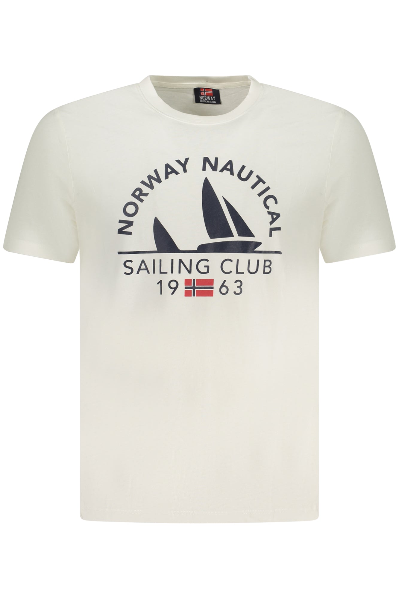 NORWAY 1963 T-SHIRT MANICHE CORTE UOMO BIANCO