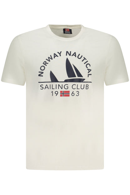 NORWAY 1963 T-SHIRT MANICHE CORTE UOMO BIANCO