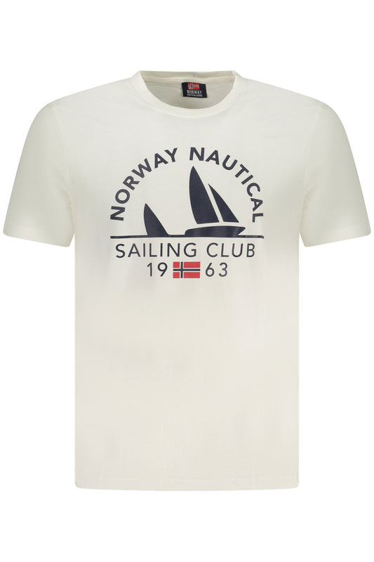 NORWAY 1963 T-SHIRT MANICHE CORTE UOMO BIANCO