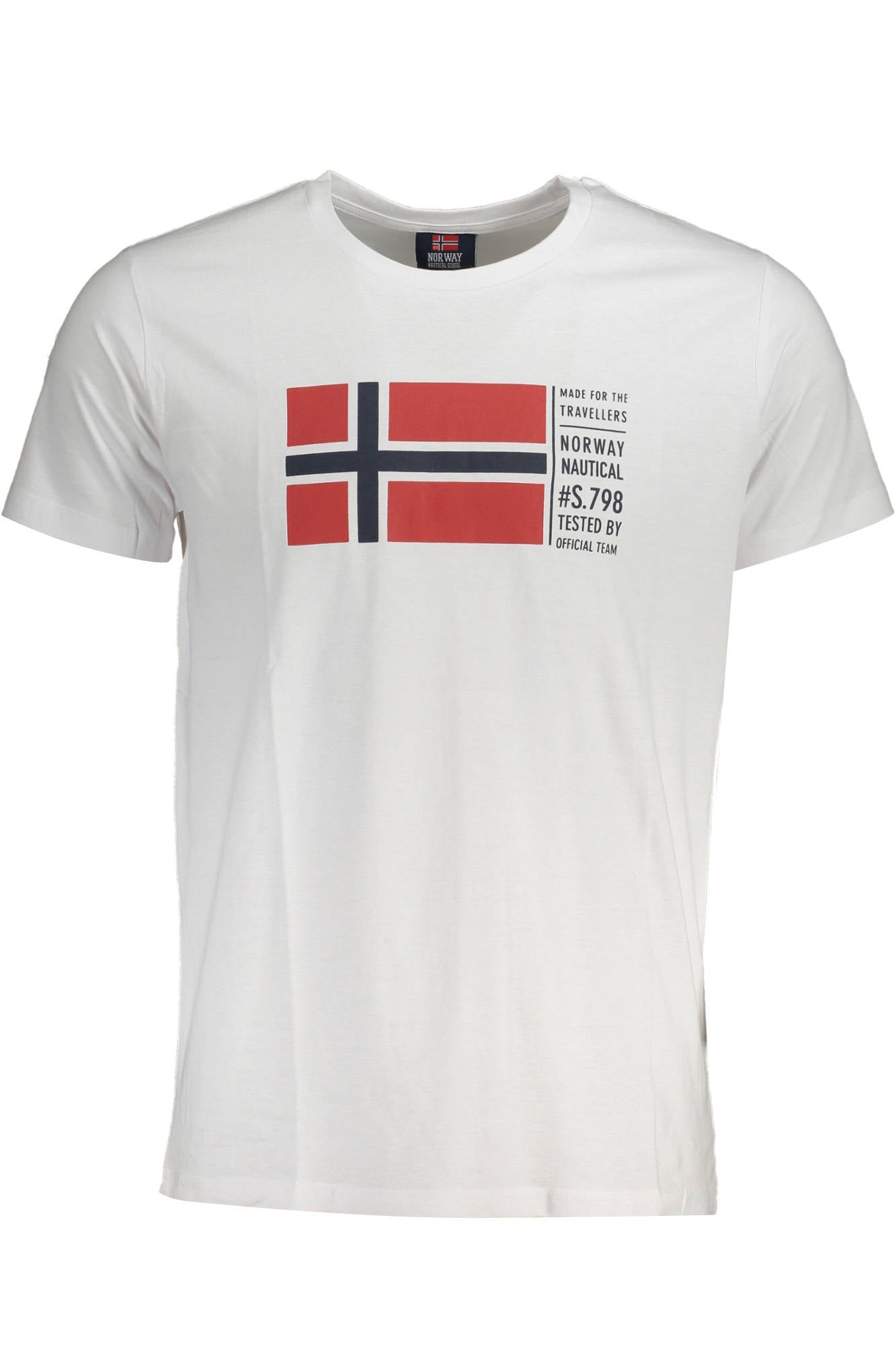 NORWAY 1963 T-SHIRT MANICHE CORTE UOMO BIANCO