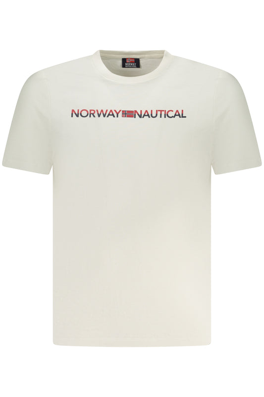 NORWAY 1963 T-SHIRT MANICHE CORTE UOMO BIANCO