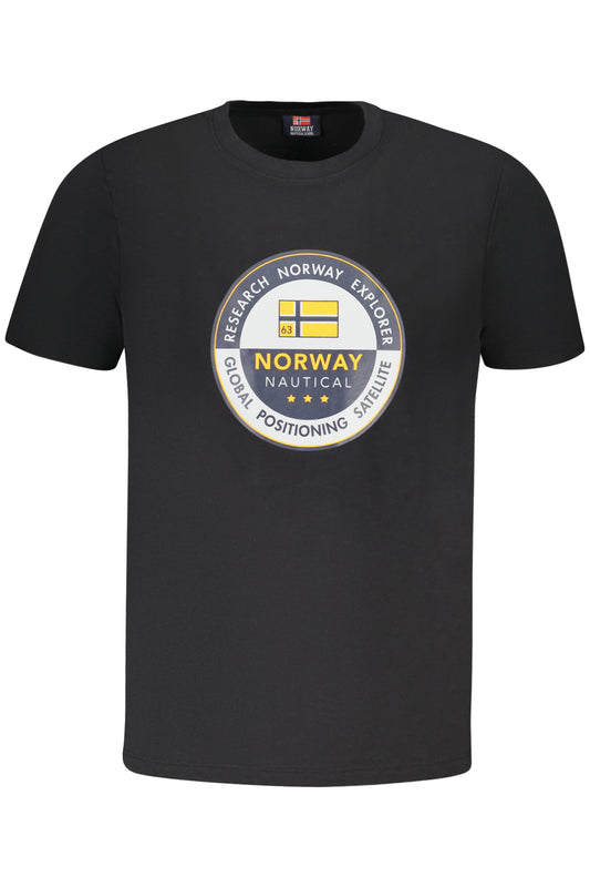 NORWAY 1963 T-SHIRT MANICHE CORTE UOMO NERO