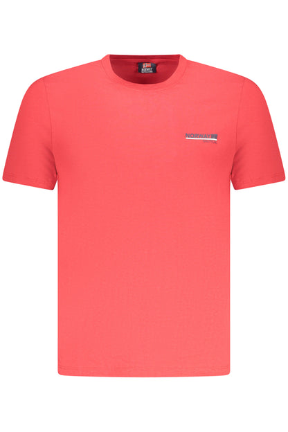 NORWAY 1963 T-SHIRT MANICHE CORTE UOMO ROSSO