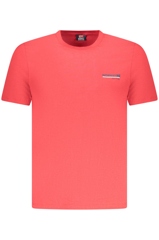 NORWAY 1963 T-SHIRT MANICHE CORTE UOMO ROSSO