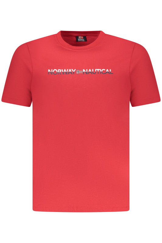 NORWAY 1963 T-SHIRT MANICHE CORTE UOMO ROSSO