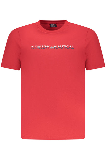 NORWAY 1963 T-SHIRT MANICHE CORTE UOMO ROSSO