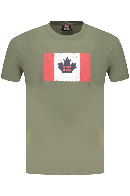 NORWAY 1963 T-SHIRT MANICHE CORTE UOMO VERDE