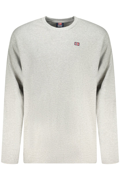 NORWAY 1963 T-SHIRT MANICHE LUNGHE UOMO GRIGIO