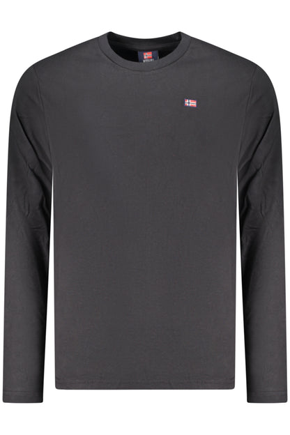 NORWAY 1963 T-SHIRT MANICHE LUNGHE UOMO NERO