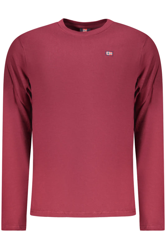 NORWAY 1963 T-SHIRT MANICHE LUNGHE UOMO ROSSO