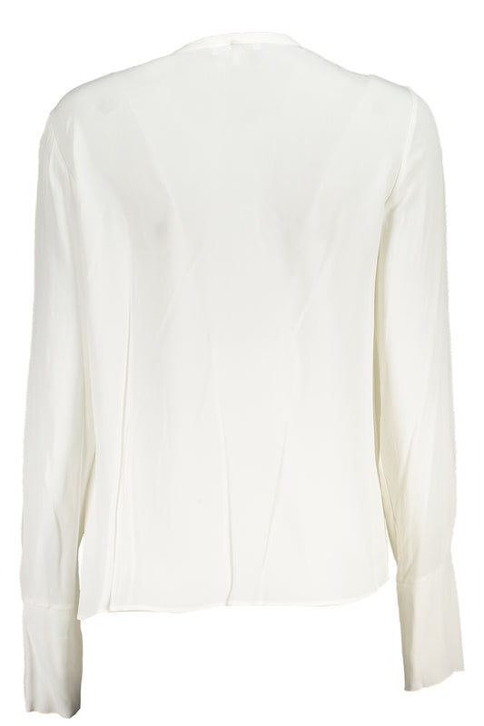 PATRIZIA PEPE CAMICIA MANICHE LUNGHE DONNA BIANCO