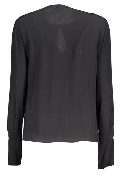 PATRIZIA PEPE CAMICIA MANICHE LUNGHE DONNA NERO