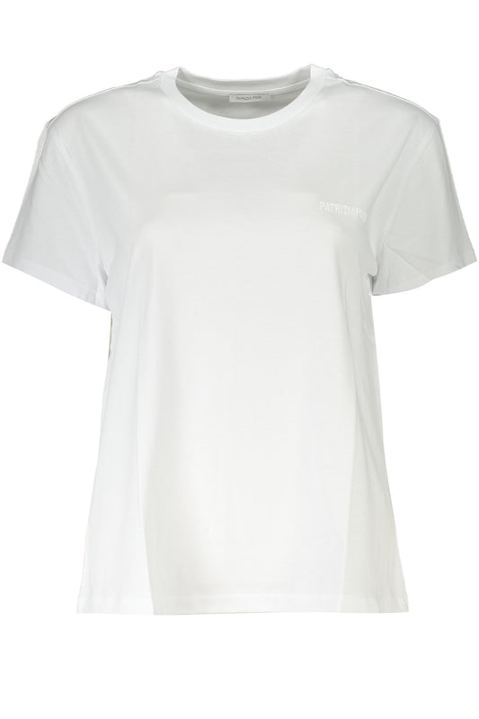 PATRIZIA PEPE T-SHIRT MANICHE CORTE DONNA BIANCO