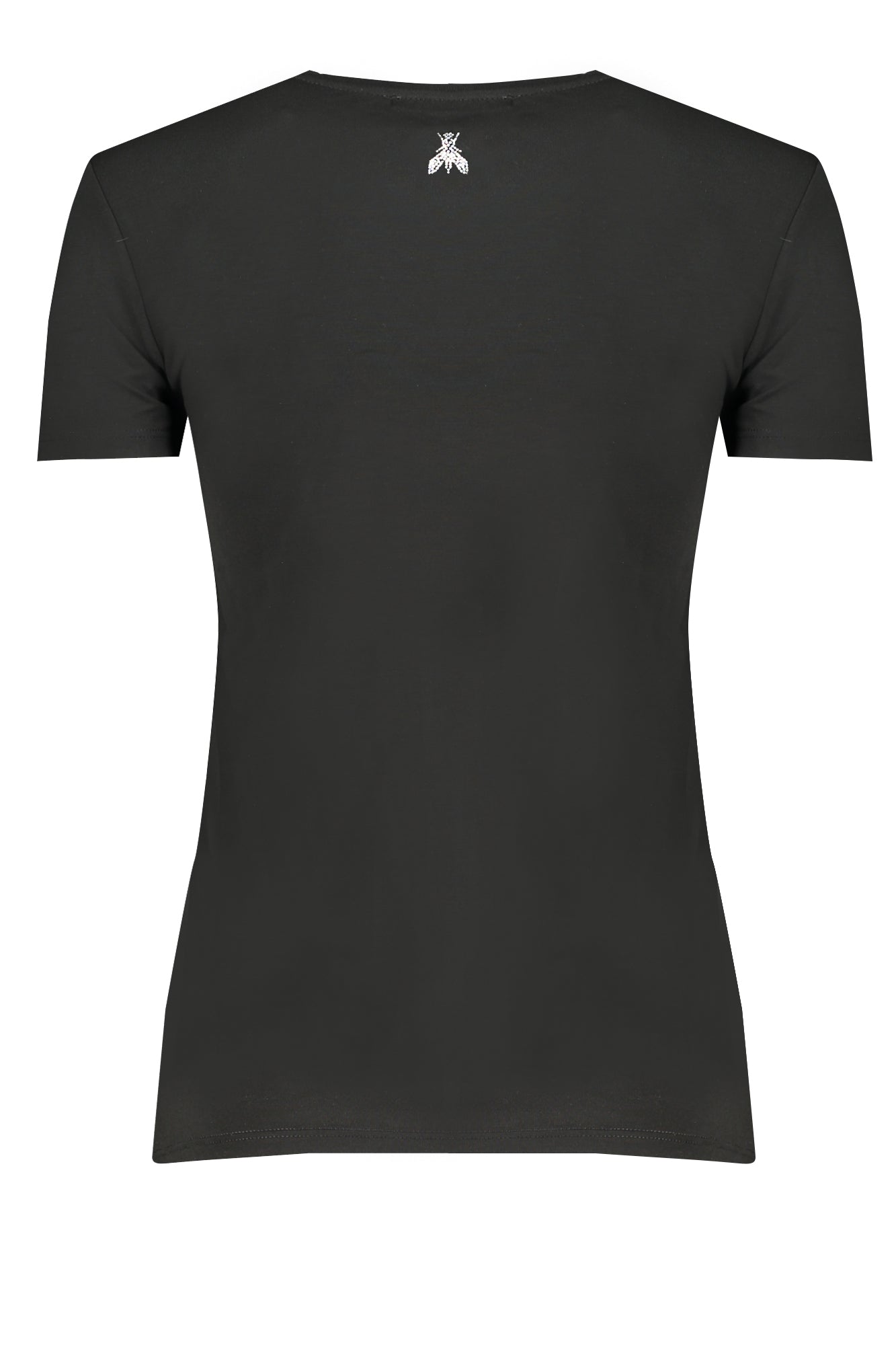 PATRIZIA PEPE T-SHIRT MANICHE CORTE DONNA NERO
