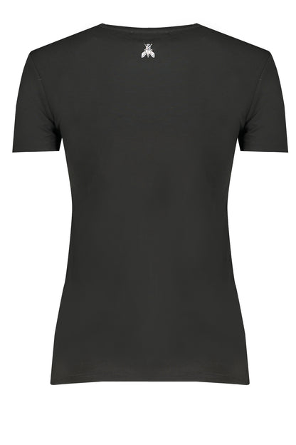 PATRIZIA PEPE T-SHIRT MANICHE CORTE DONNA NERO