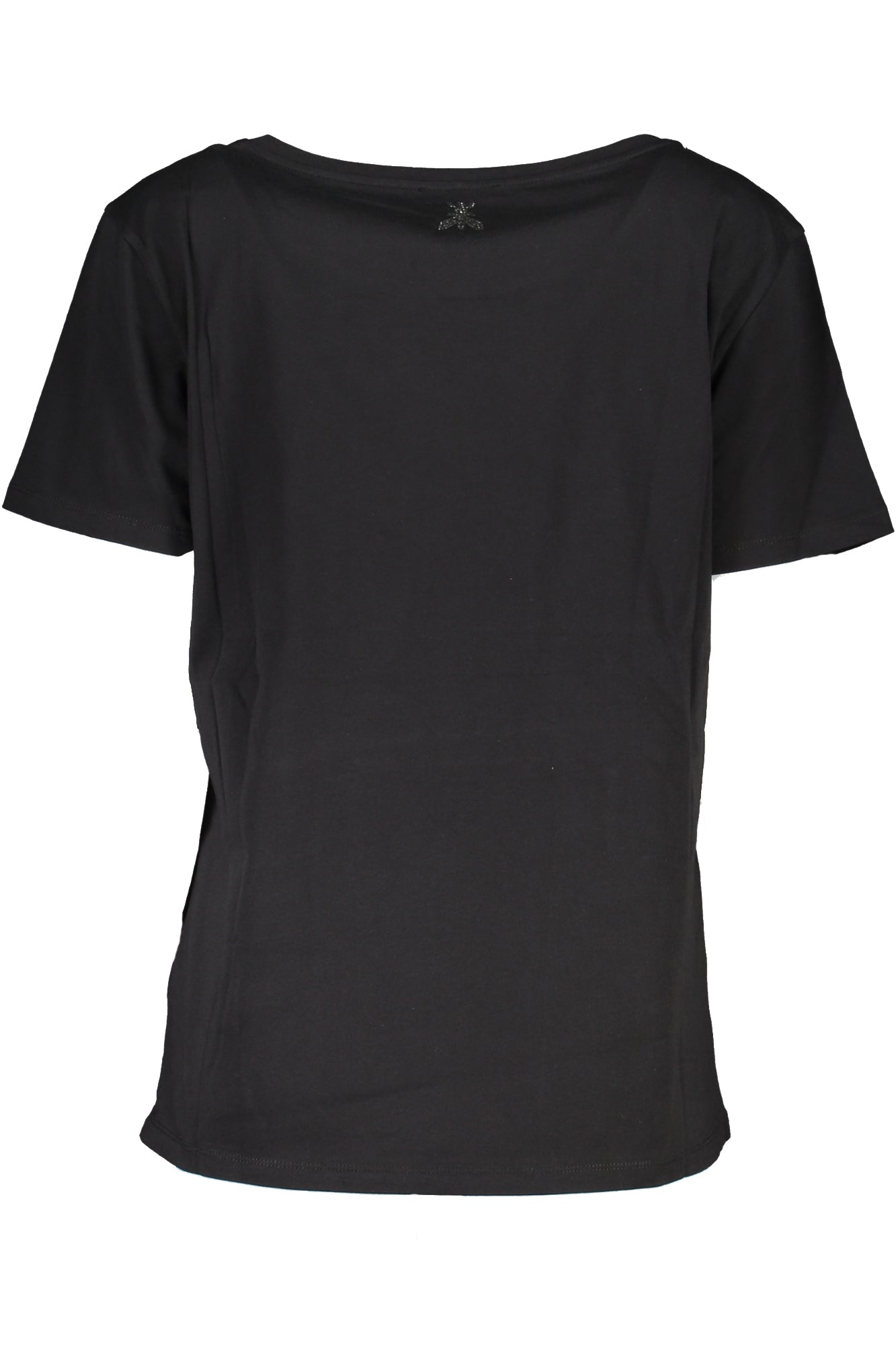 PATRIZIA PEPE T-SHIRT MANICHE CORTE DONNA NERO