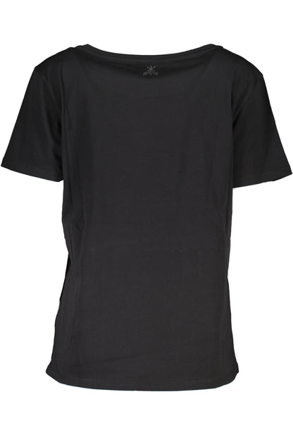 PATRIZIA PEPE T-SHIRT MANICHE CORTE DONNA NERO