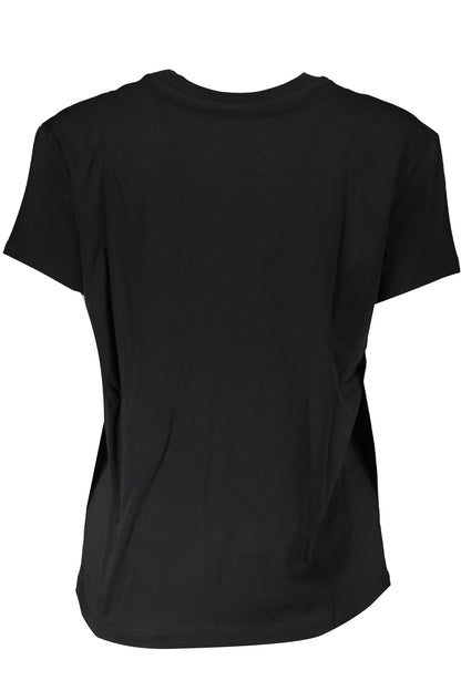 PATRIZIA PEPE T-SHIRT MANICHE CORTE DONNA NERO