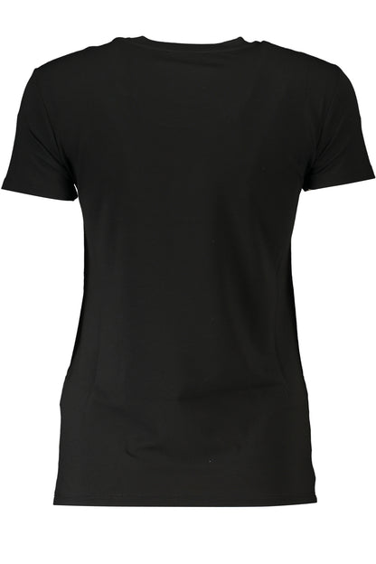 PATRIZIA PEPE T-SHIRT MANICHE CORTE DONNA NERO