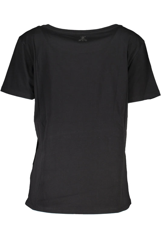 PATRIZIA PEPE T-SHIRT MANICHE CORTE DONNA NERO