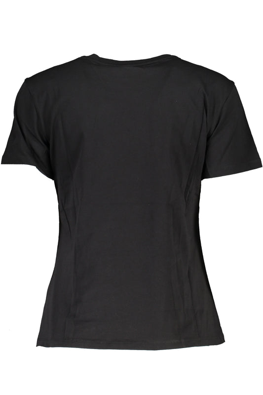 PATRIZIA PEPE T-SHIRT MANICHE CORTE DONNA NERO