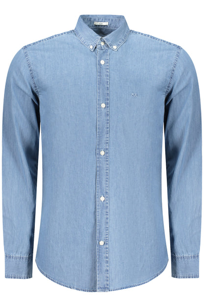 PEPE JEANS CAMICIA MANICHE LUNGHE UOMO AZZURRO