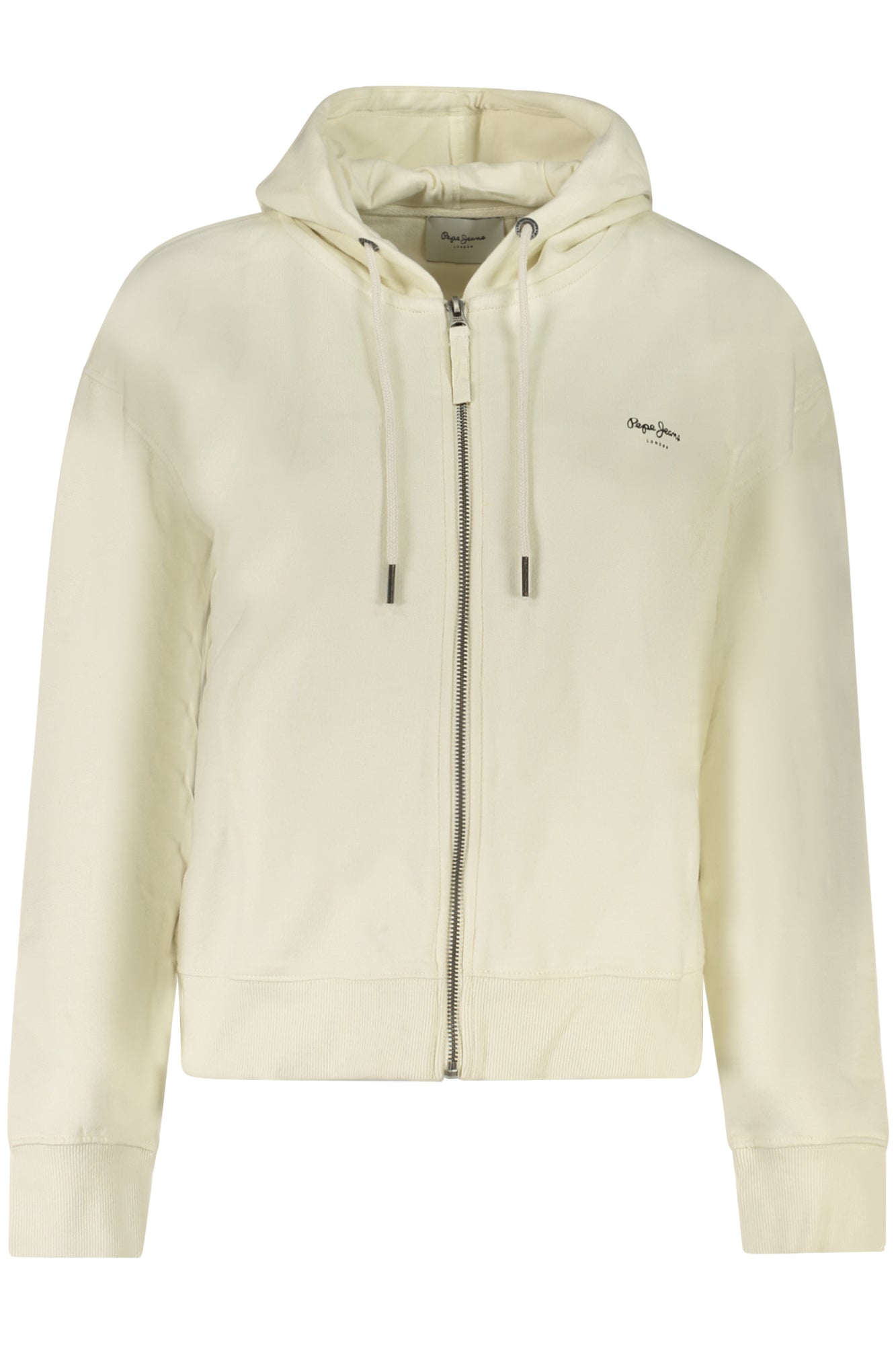 PEPE JEANS FELPA CON ZIP DONNA BIANCO