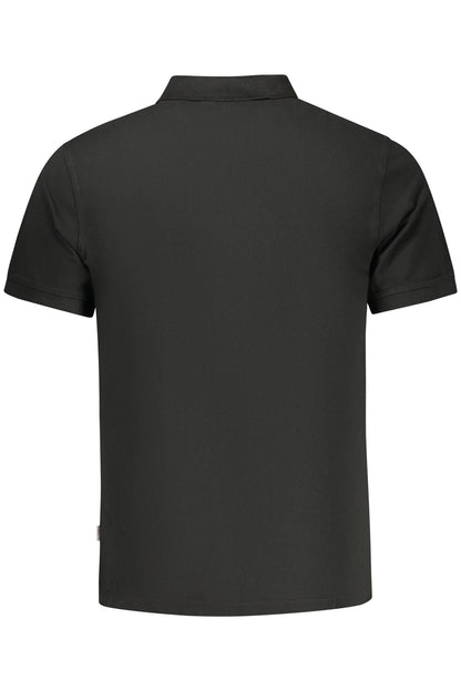 PEPE JEANS POLO MANICHE CORTE UOMO NERO