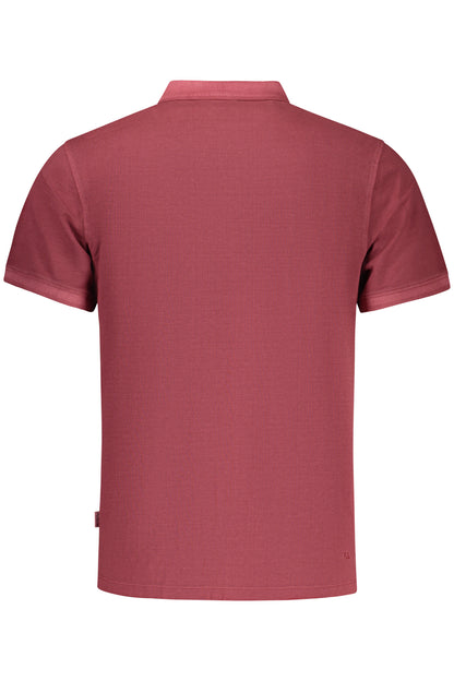 PEPE JEANS POLO MANICHE CORTE UOMO ROSSO