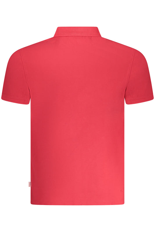 PEPE JEANS POLO MANICHE CORTE UOMO ROSSO
