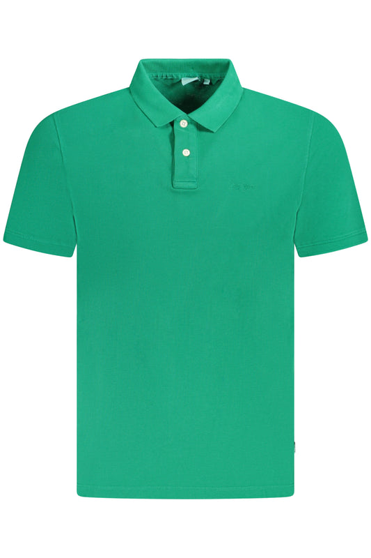 PEPE JEANS POLO MANICHE CORTE UOMO VERDE