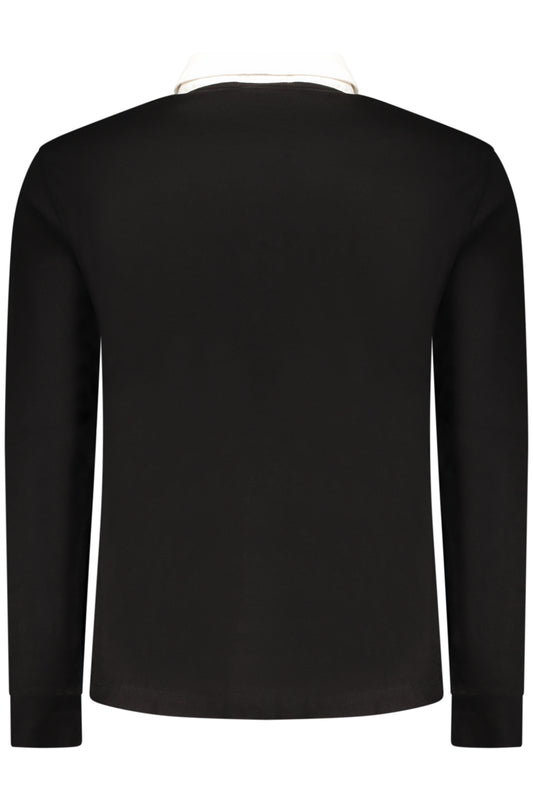 PEPE JEANS POLO MANICHE LUNGHE UOMO NERO