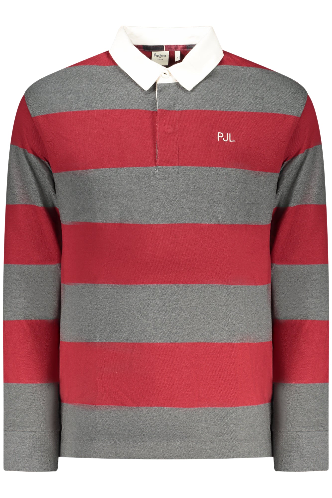 PEPE JEANS POLO MANICHE LUNGHE UOMO ROSSO