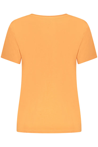 PEPE JEANS T-SHIRT MANICHE CORTE DONNA ARANCIO