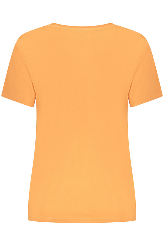 PEPE JEANS T-SHIRT MANICHE CORTE DONNA ARANCIO