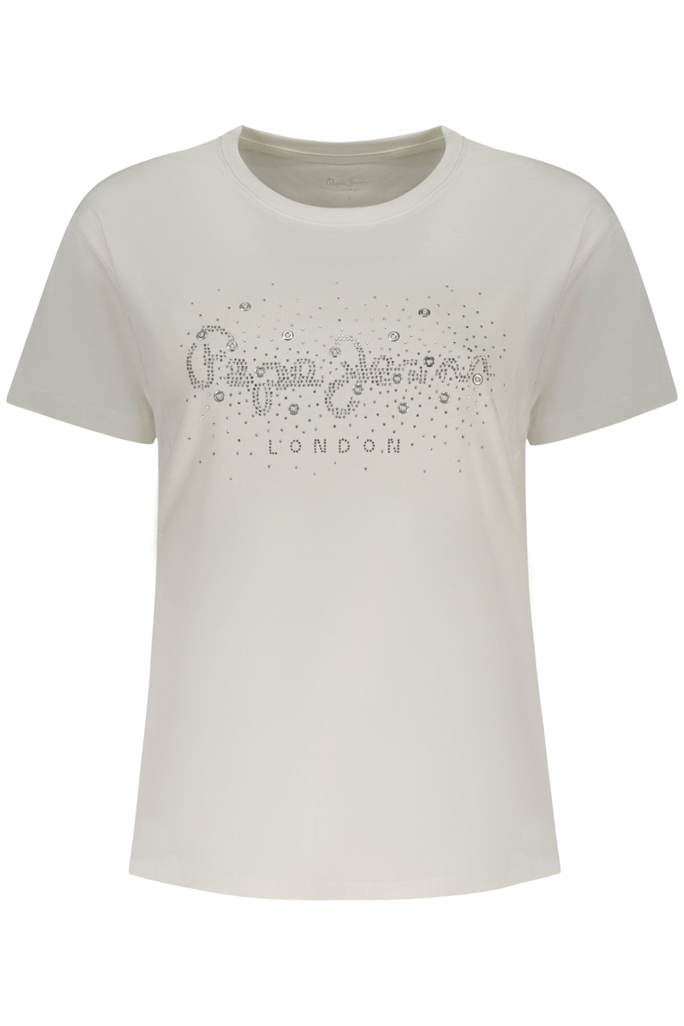 PEPE JEANS T-SHIRT MANICHE CORTE DONNA BIANCO