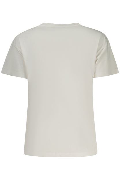 PEPE JEANS T-SHIRT MANICHE CORTE DONNA BIANCO