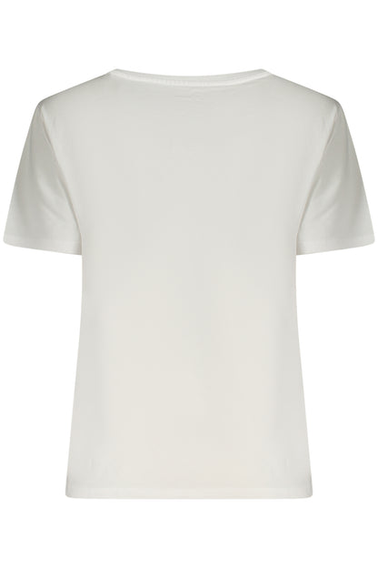 PEPE JEANS T-SHIRT MANICHE CORTE DONNA BIANCO