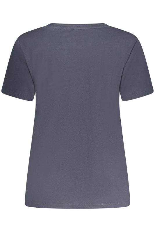 PEPE JEANS T-SHIRT MANICHE CORTE DONNA BLU