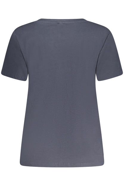 PEPE JEANS T-SHIRT MANICHE CORTE DONNA BLU